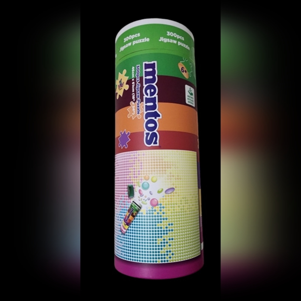 NEW Mentos Rainbow 300 pcs SuperSized Jigsaw Puzzle